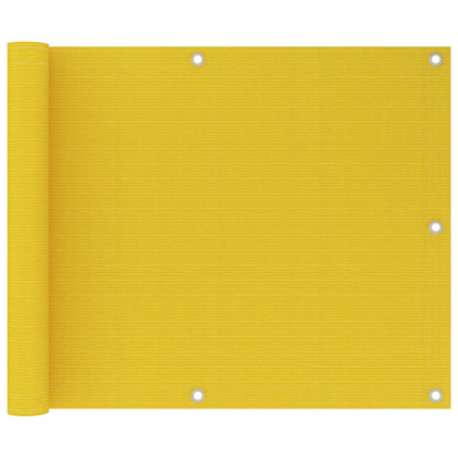Tela de varanda 75x600 cm PEAD cor amarelo