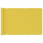 Tela de varanda 90x400 cm PEAD cor amarelo