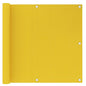 Tela de varanda 90x500 cm PEAD amarelo