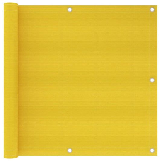 Tela de varanda 90x600 cm PEAD amarelo