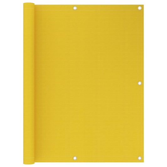 Tela de varanda 120x600 cm PEAD amarelo