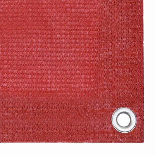 Tela de varanda 75x300 cm PEAD vermelho