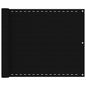 Tela varanda PEAD 75x400 cm preto