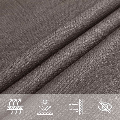 Para-sol estilo vela 160 g/m² 2,5x4,5 m PEAD antracite