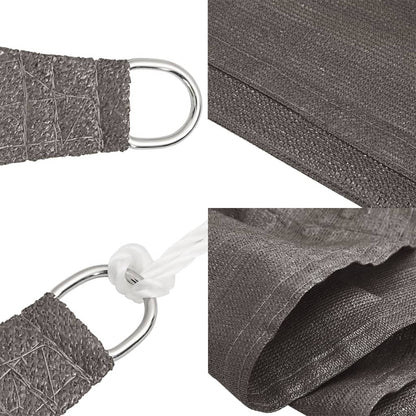 Para-sol estilo vela 160 g/m² 2,5x4,5 m PEAD antracite