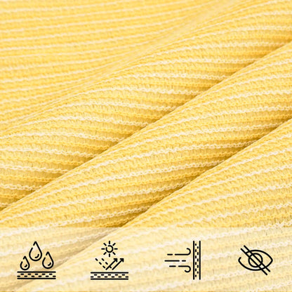 Para-sol estilo vela 160 g/m² 2,5x3 m PEAD bege