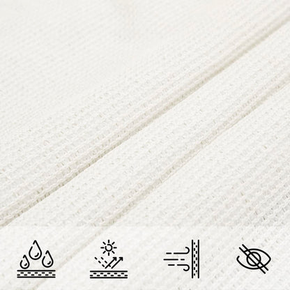 Para-sol estilo vela 160 g/m² 3x3x4,2 m PEAD branco