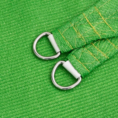 Para-sol estilo vela 160 g/m² 2x2,5 m PEAD verde-claro