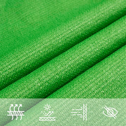 Para-sol estilo vela 160 g/m² 2,5x3 m PEAD verde-claro
