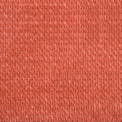 Para-sol estilo vela 160 g/m² 3,5x3,5x4,9 m PEAD terracota