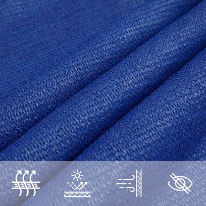 Para-sol estilo vela 160 g/m² 2,5x3 m PEAD azul