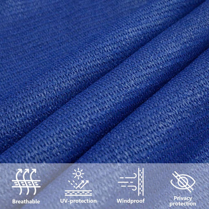 Para-sol estilo vela 160 g/m² 2,5x4,5 m PEAD azul