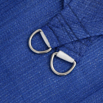 Para-sol estilo vela trapézio 160 g/m² 4/5x3 m PEAD azul