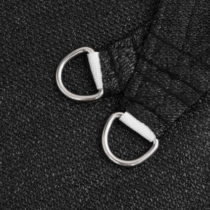 Para-sol estilo vela triangular 160 g/m² 3x4x4 m PEAD preto