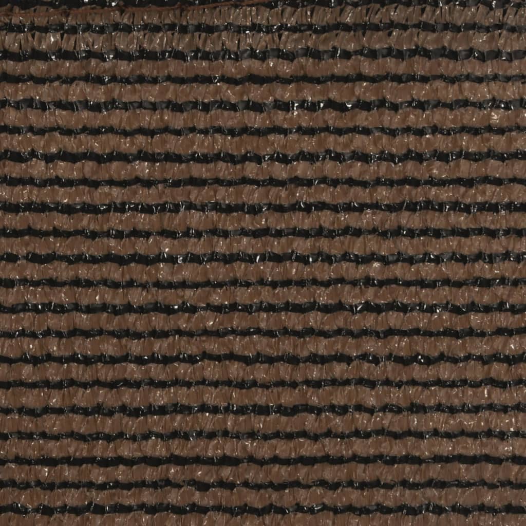 Para-sol estilo vela 160 g/m² 2,5x3 m PEAD castanho