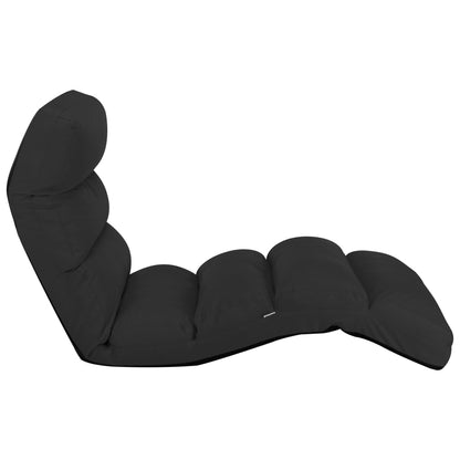 Colchão dobrável couro artificial preto