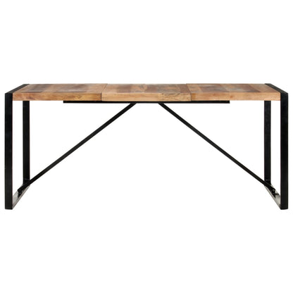 Mesa de jantar 180x90x75 cm madeira maciça