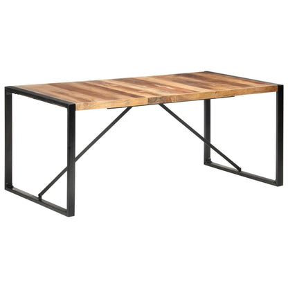 Mesa de jantar 180x90x75 cm madeira maciça