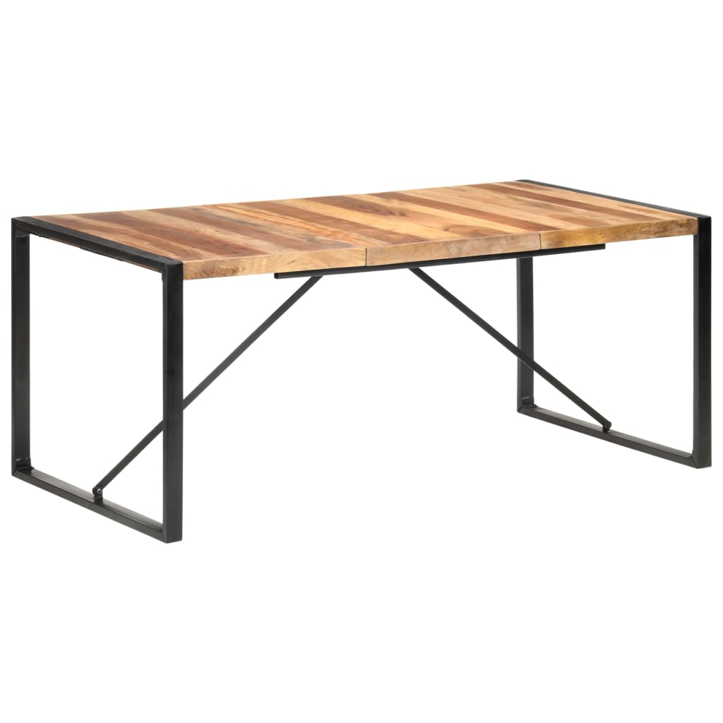 Mesa de jantar 180x90x75 cm madeira maciça