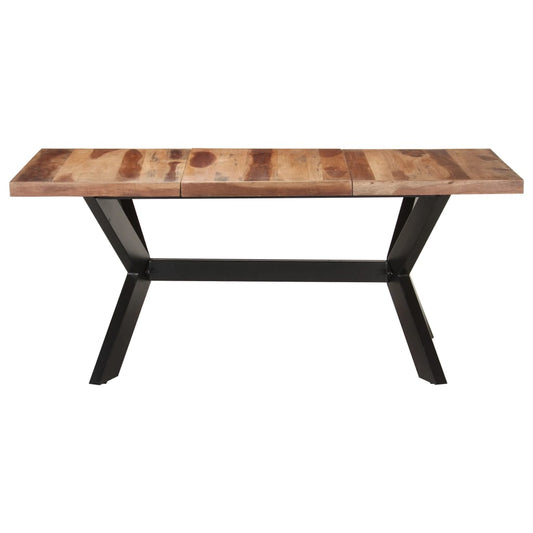 Mesa de jantar 180x90x75 cm madeira maciça c/ acabamento a mel