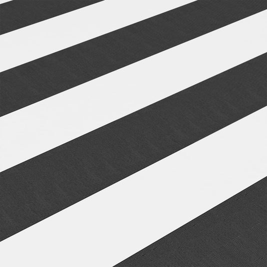 Tela de varanda 120x400 cm tecido Oxford antracite e branco
