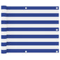 Tela de varanda 75x500 cm tecido Oxford branco e azul