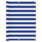 Tela de varanda 120x500 cm tecido Oxford branco e azul