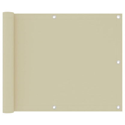 Tela de varanda 75x300 cm tecido Oxford creme