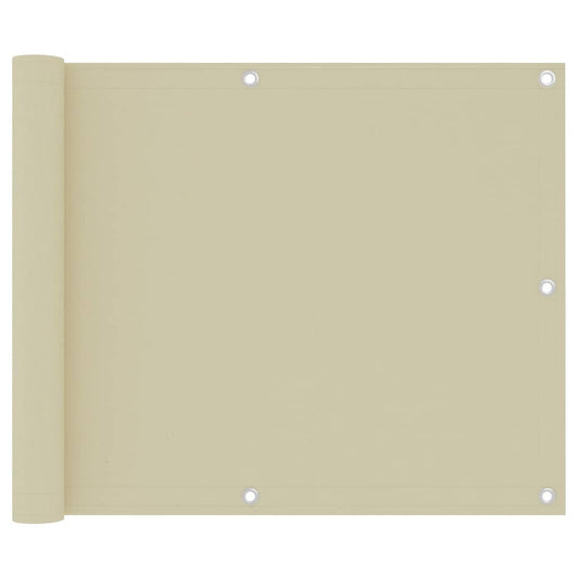 Tela de varanda 75x300 cm tecido Oxford creme
