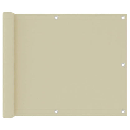 Tela de varanda 75x500 cm tecido Oxford creme