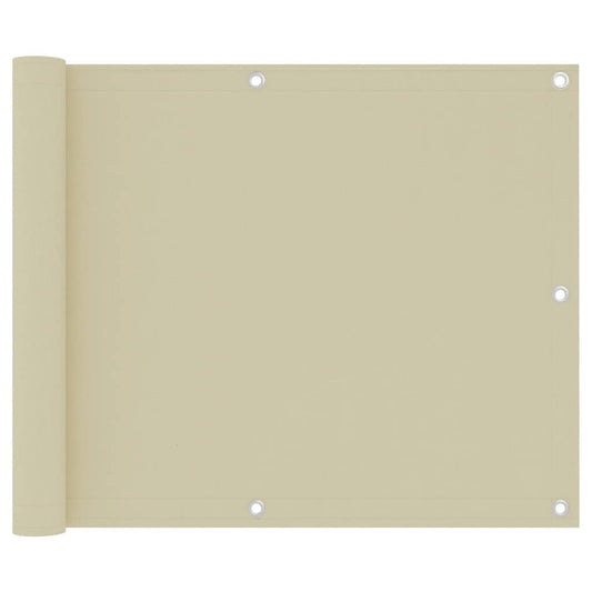 Tela de varanda 75x500 cm tecido Oxford creme