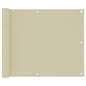 Tela de varanda 75x500 cm tecido Oxford creme