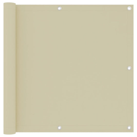 Tela de varanda 90x300 cm tecido Oxford creme