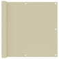 Tela de varanda 90x300 cm tecido Oxford creme