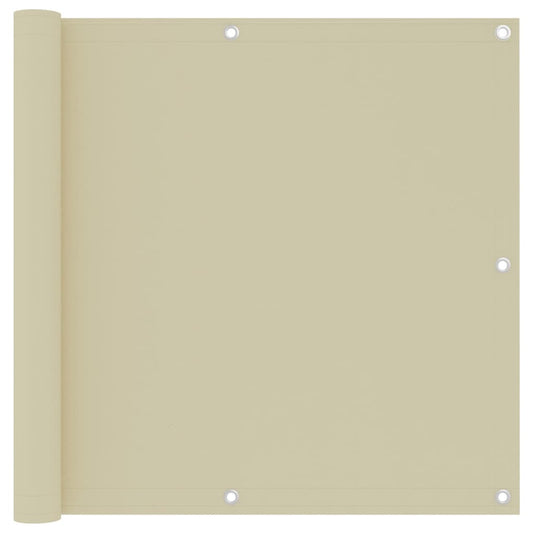Tela de varanda 90x500 cm tecido Oxford creme