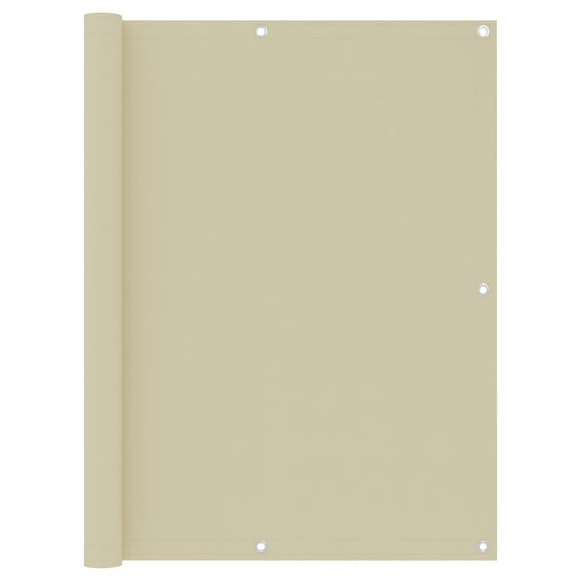 Tela de varanda 120x400 cm tecido Oxford cor creme