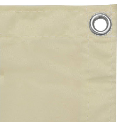 Tela de varanda 120x400 cm tecido Oxford cor creme