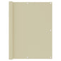 Tela de varanda 120x600 cm tecido Oxford creme