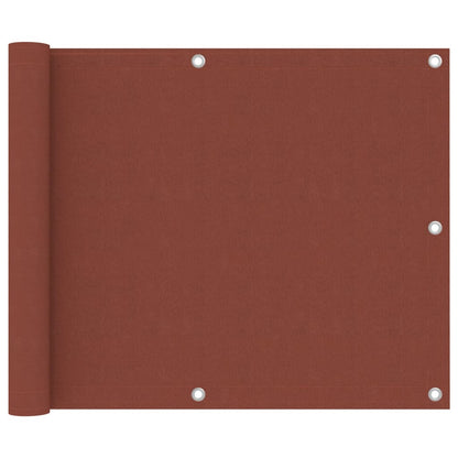 Tela de varanda 75x500 cm tecido Oxford terracota