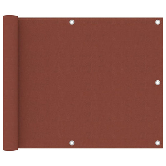 Tela de varanda 75x500 cm tecido Oxford terracota