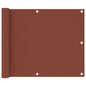 Tela de varanda 75x500 cm tecido Oxford terracota