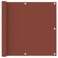 Tela de varanda 90x300 cm tecido Oxford terracota