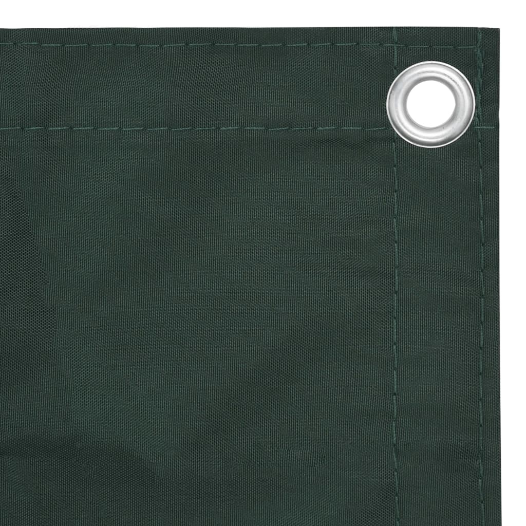 Tela de varanda 75x500 cm tecido Oxford verde-escuro