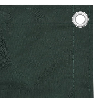 Tela de varanda 75x500 cm tecido Oxford verde-escuro