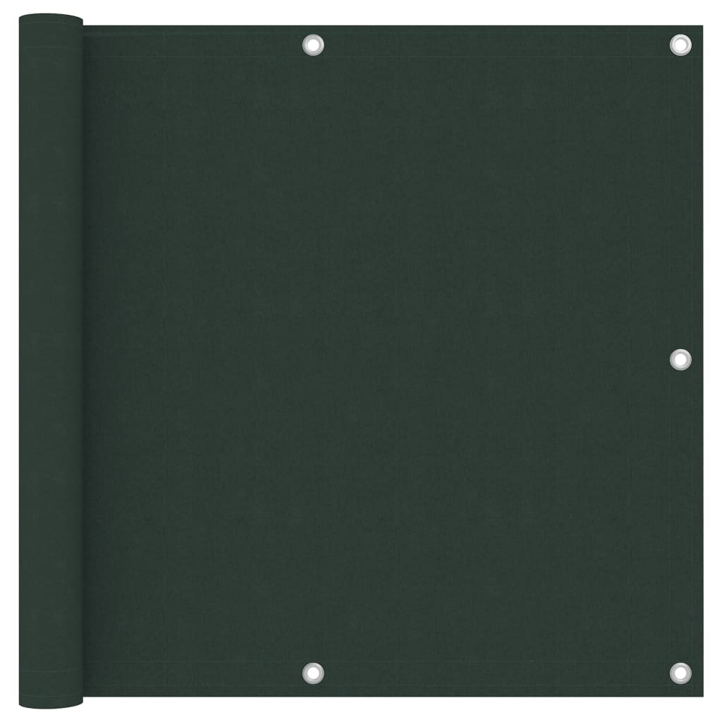 Tela de varanda 90x400 cm tecido Oxford verde-escuro