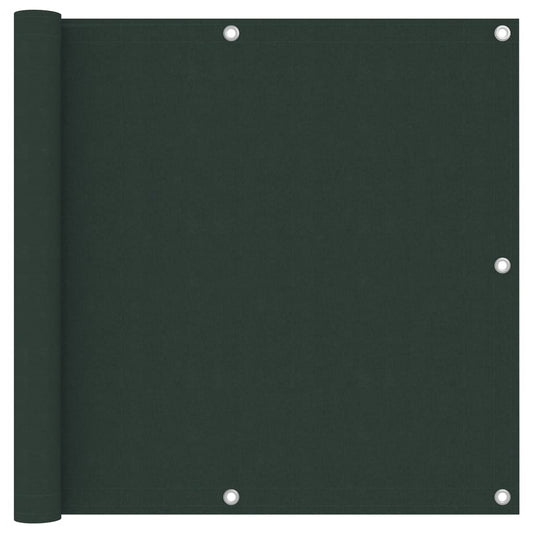 Tela de varanda 90x400 cm tecido Oxford verde-escuro