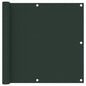 Tela de varanda 90x400 cm tecido Oxford verde-escuro