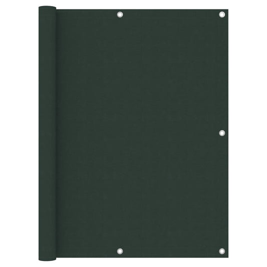 Tela de varanda 120x400 cm tecido Oxford verde-escuro