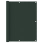 Tela de varanda 120x400 cm tecido Oxford verde-escuro