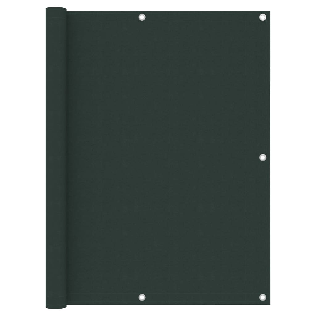 Tela de varanda 120x500 cm tecido Oxford verde-escuro